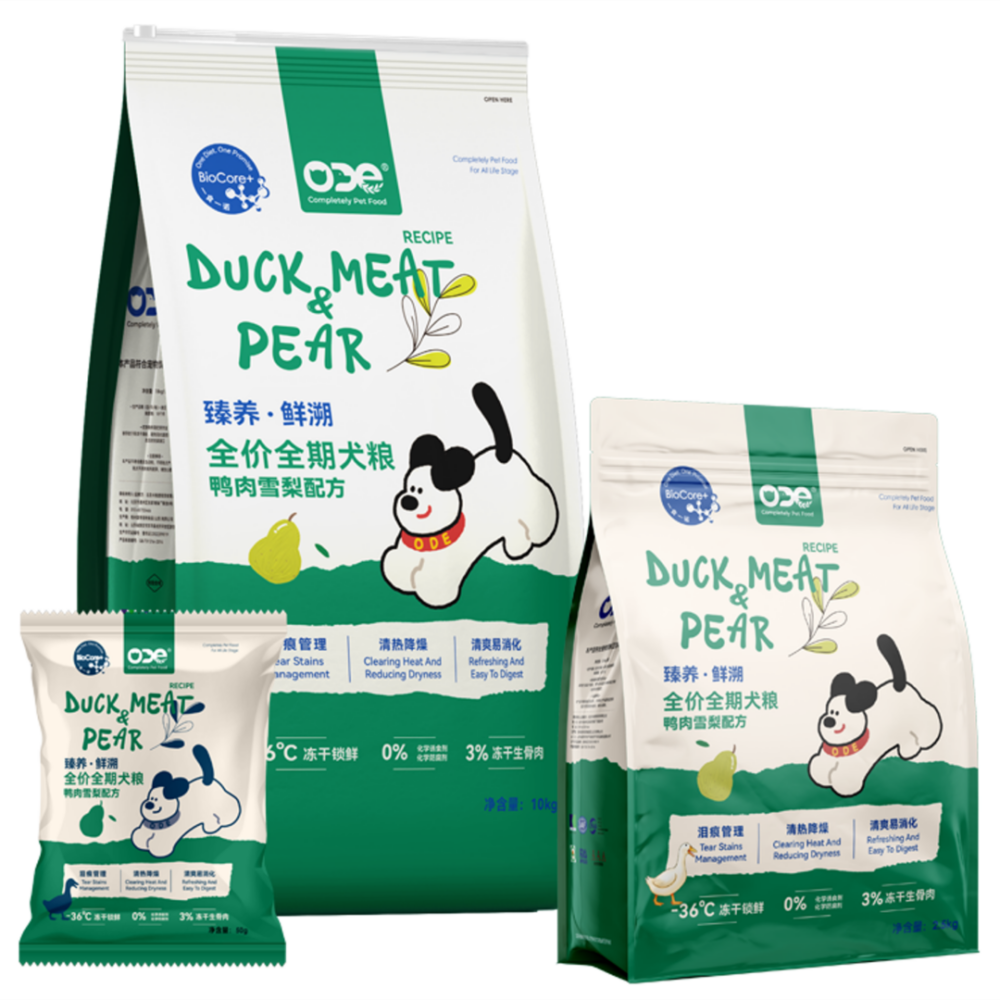 Premium Series Dog Food: Duck & Pear