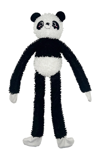 ODE Tough Dog Toy Panda Long Body